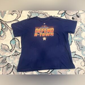 Blue Defend H-Town T-Shirt Sz 3X